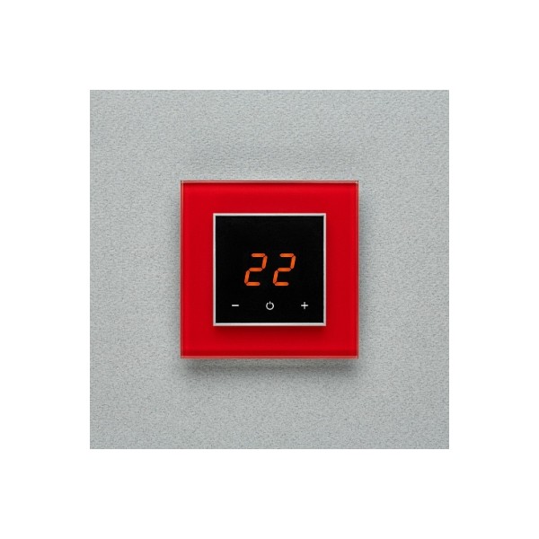AURA ORTO 1586 RED LUMINOUS - сенсорный терморегулятор для теплого пола